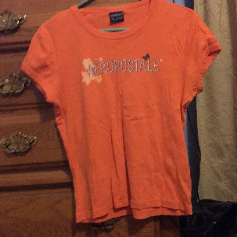 Orange Aeropostale T